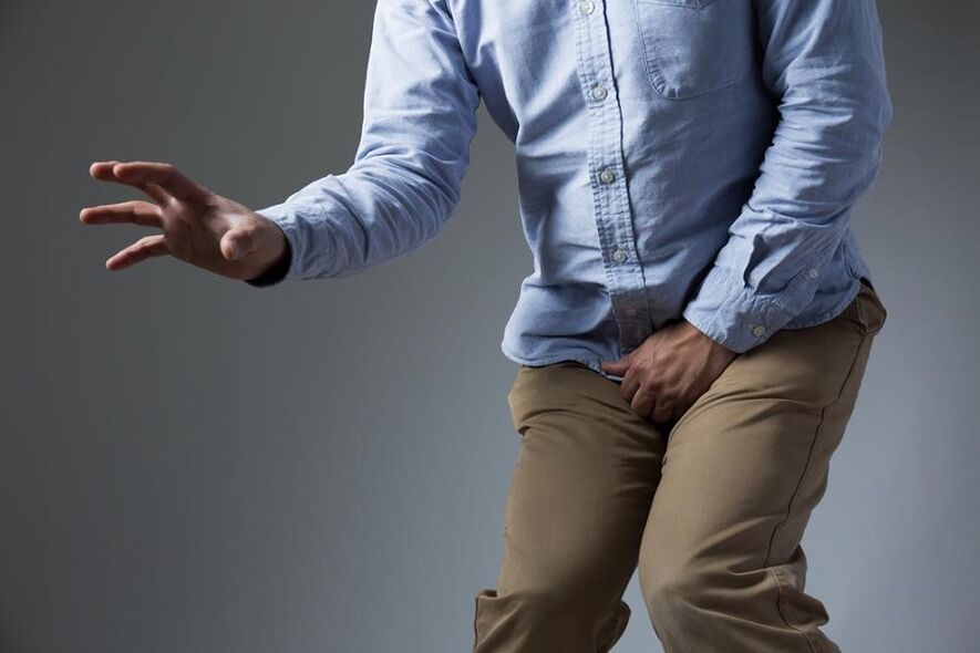 Douleur dans l'aine comme symptôme de la prostatite